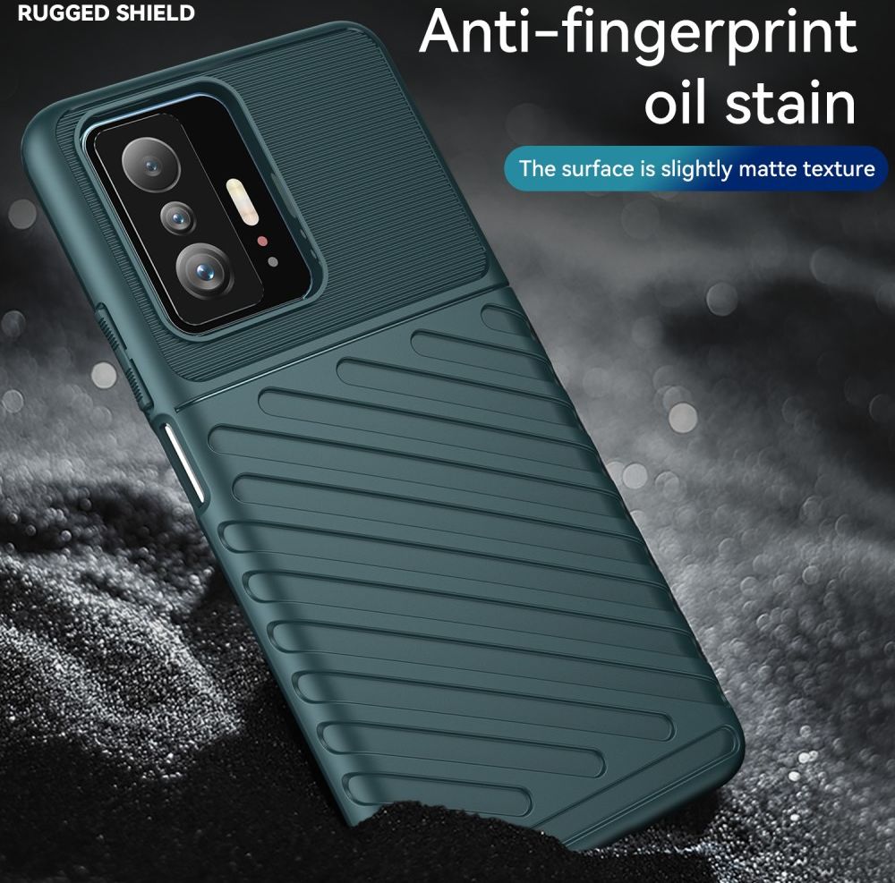 Xiaomi 11T/11T Pro Hoesje TPU Thunder Design Back Cover Groen afbeelding 3