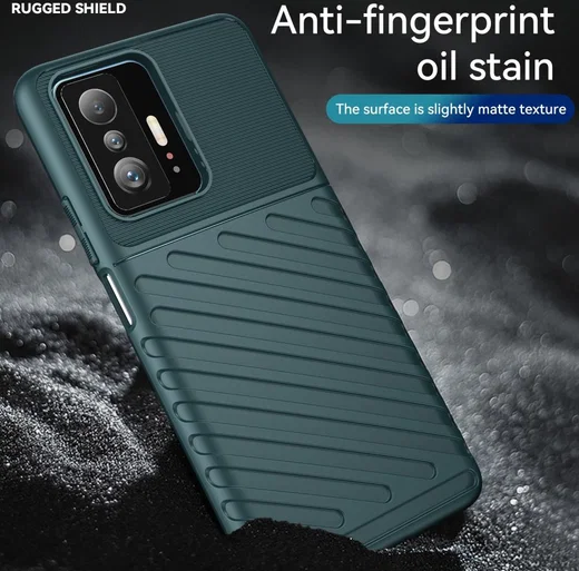 Xiaomi 11T/11T Pro Hoesje TPU Thunder Design Back Cover Groen afbeelding 3