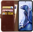 Rosso Element Xiaomi 11T/11T Pro Hoesje Book Cover Wallet Bruin