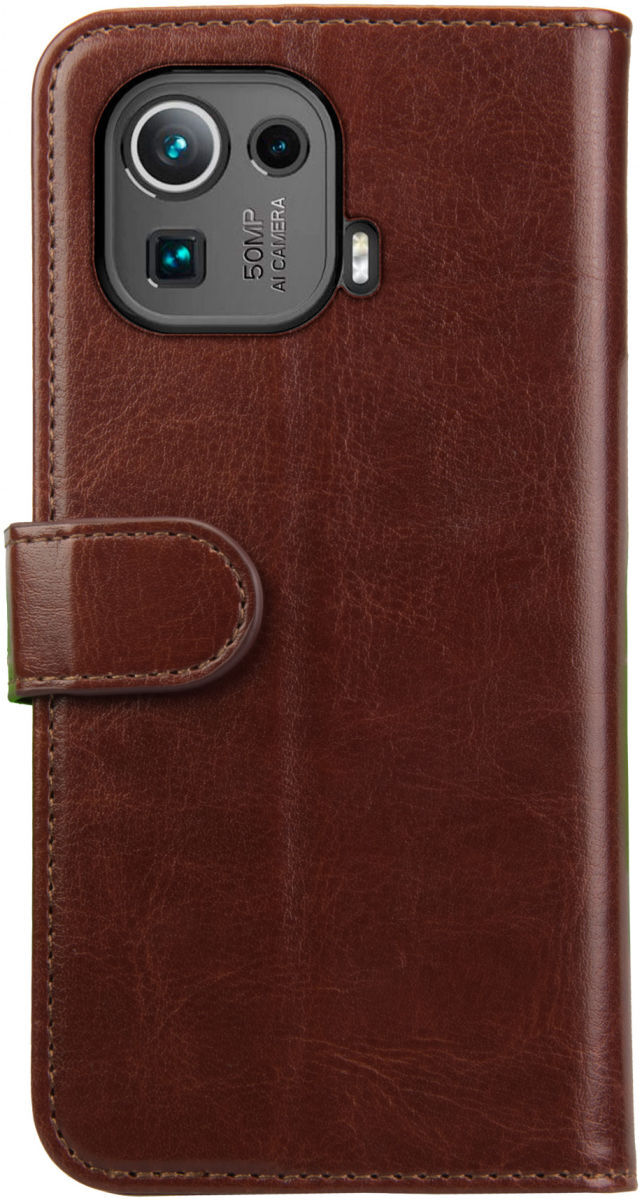 Rosso Element Xiaomi 11T/11T Pro Hoesje Book Cover Wallet Bruin afbeelding 2