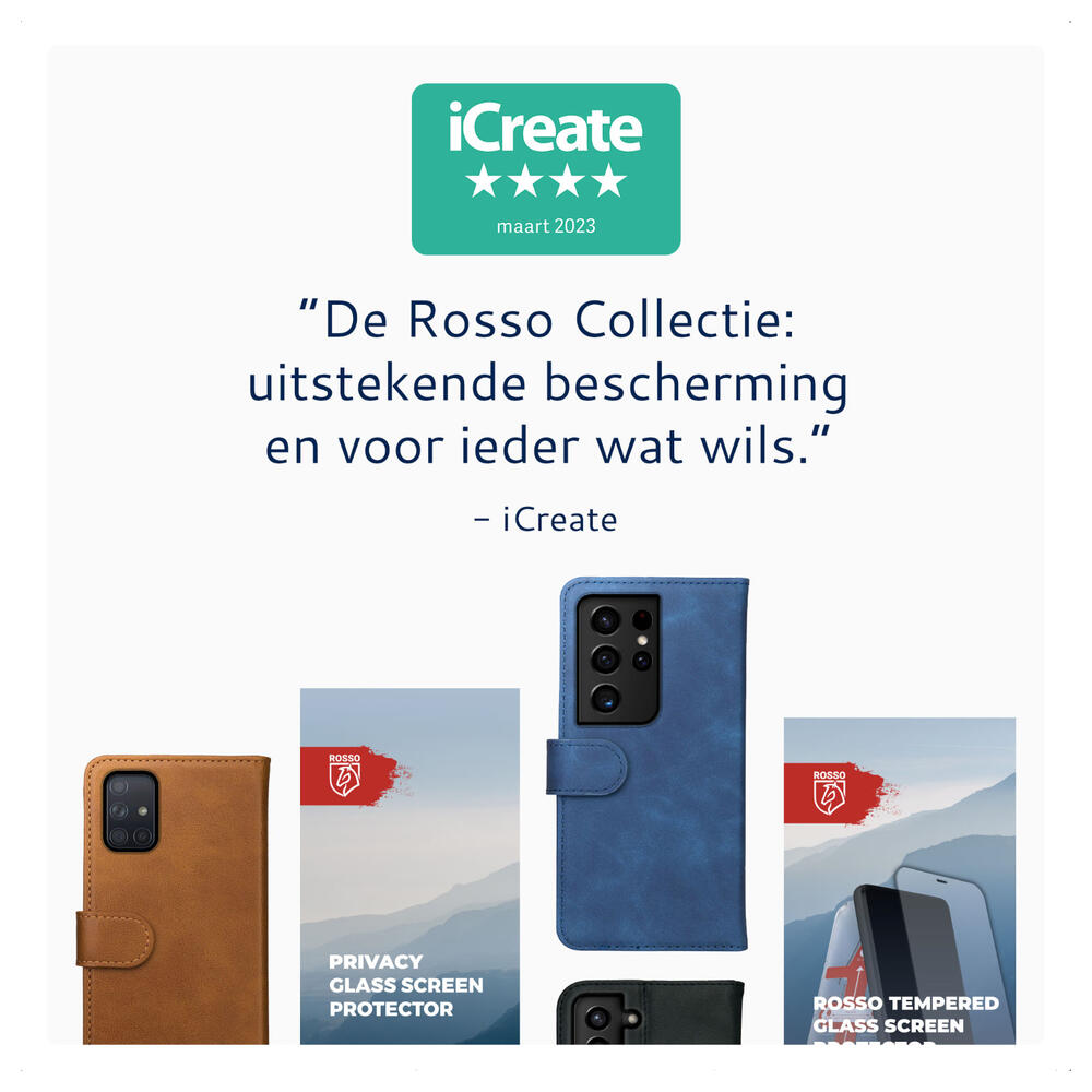 Rosso Element Samsung Galaxy A13 5G/A04s Hoesje Book Cover Zwart afbeelding 7