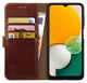 Rosso Element Samsung Galaxy A13 5G/A04s Hoesje Book Cover Bruin