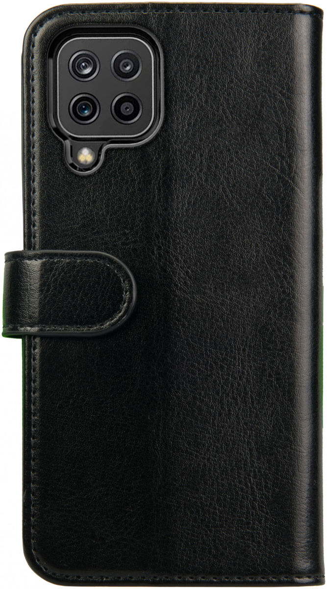 Rosso Element Samsung Galaxy M22/A22 4G Hoesje Book Cover Wallet Zwart afbeelding 2