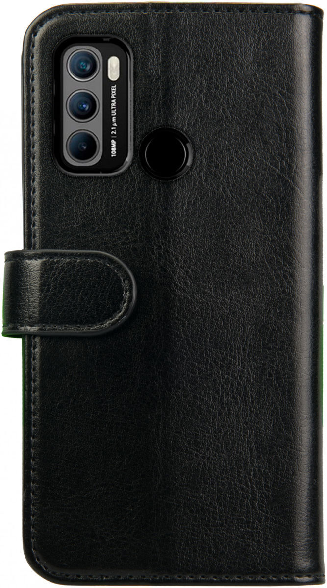 Rosso Element Motorola Moto G60S Hoesje Book Cover Wallet Zwart afbeelding 2
