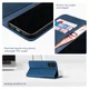 Rosso Element Samsung Galaxy A13 5G/A04s Hoesje Book Cover Blauw afbeelding 5