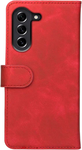 Rosso Element Samsung Galaxy S21 FE Hoesje Book Cover Rood afbeelding 2