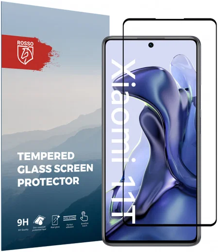 Rosso Xiaomi 11T/11T Pro 9H Tempered Glass Screen Protector afbeelding 1