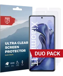 Rosso Xiaomi 11T/11T Pro Ultra Clear Screen Protector Duo Pack afbeelding