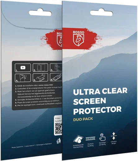 Rosso Samsung Galaxy M22/A22 4G Ultra Clear Screen Protector Duo Pack afbeelding 9