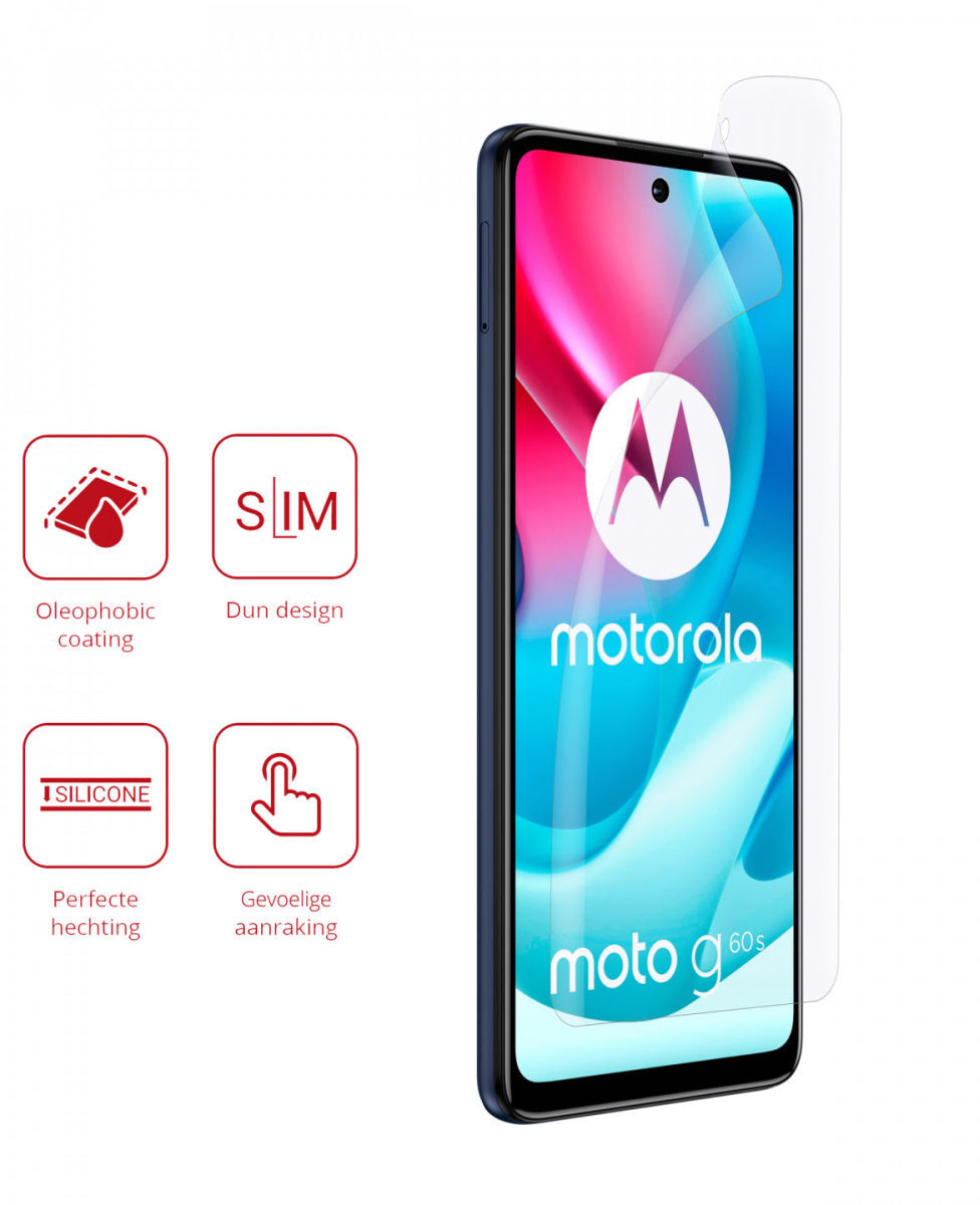 Rosso Motorola Moto G60S Ultra Clear Screen Protector Duo Pack afbeelding 2