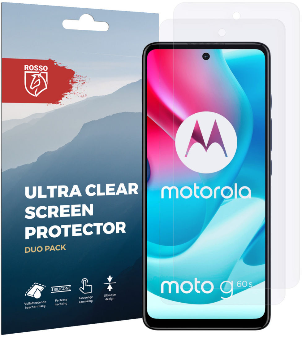 Rosso Motorola Moto G60S Ultra Clear Screen Protector Duo Pack afbeelding 9