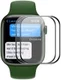 Apple Watch 7 / 8 / 9 45MM Screenprotector - 3D Soft TPU - Zwart (2-Pack) afbeelding 1