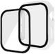 Apple Watch 7/8/9 41MM Hoesje - Hard Plastic Bumper - Tempered Glass - Wit afbeelding 2