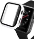 Apple Watch 7/8/9 41MM Hoesje - Hard Plastic Bumper - Tempered Glass - Wit afbeelding 5