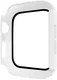 Apple Watch 7/8/9 41MM Hoesje - Hard Plastic Bumper - Tempered Glass - Wit afbeelding 6