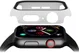 Apple Watch 7/8/9 41MM Hoesje - Hard Plastic Bumper - Tempered Glass - Wit afbeelding 7