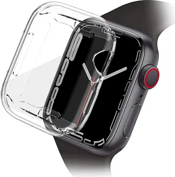 Apple Watch 7/8/9 45MM Case - Full Protect - TPU - Transparant
