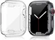 Apple Watch 7/8/9 45MM Case - Full Protect - TPU - Transparant afbeelding 2