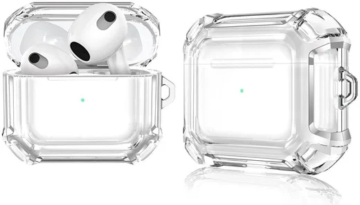 Apple AirPods 3 Hoesje TPU Case Transparant afbeelding 1