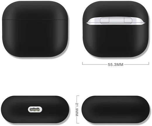 Apple AirPods 3 Flexibel Zacht Siliconen Hoesje Groen afbeelding 4