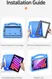 Dux Ducis Panda Apple iPad Mini 6 Kinder Tablethoes met Handvat Roze afbeelding 10