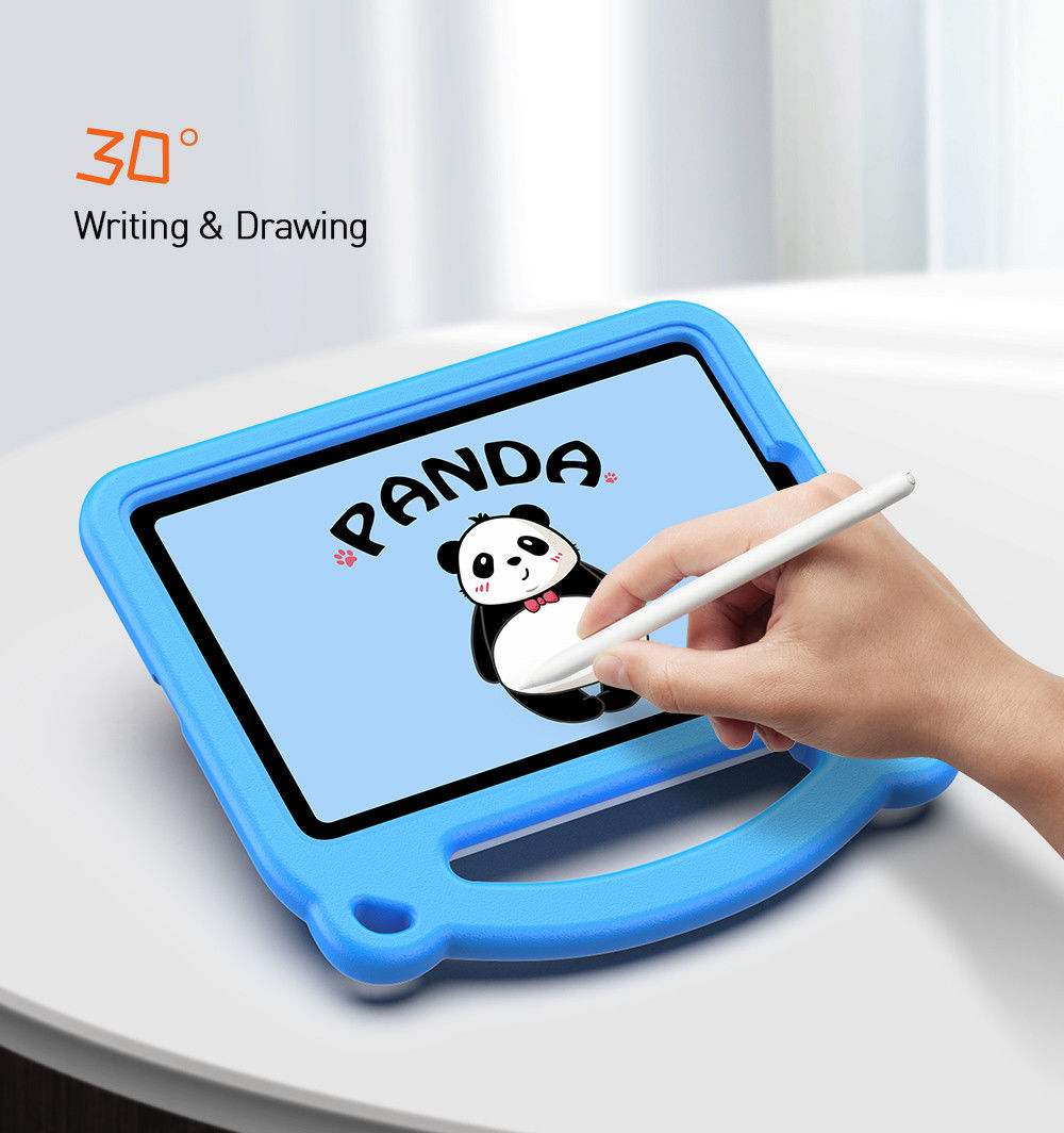Dux Ducis Panda Apple iPad Mini 6 Kinder Tablethoes met Handvat Roze afbeelding 8