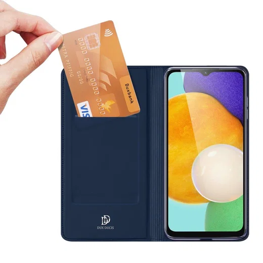 Dux Ducis Skin Pro Samsung Galaxy A13 5G/A04s Hoesje Portemonnee Blauw afbeelding 1
