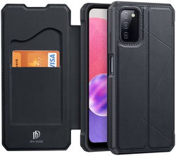 Dux Ducis Skin X Series Samsung Galaxy A03s Hoesje Book Case Zwart afbeelding