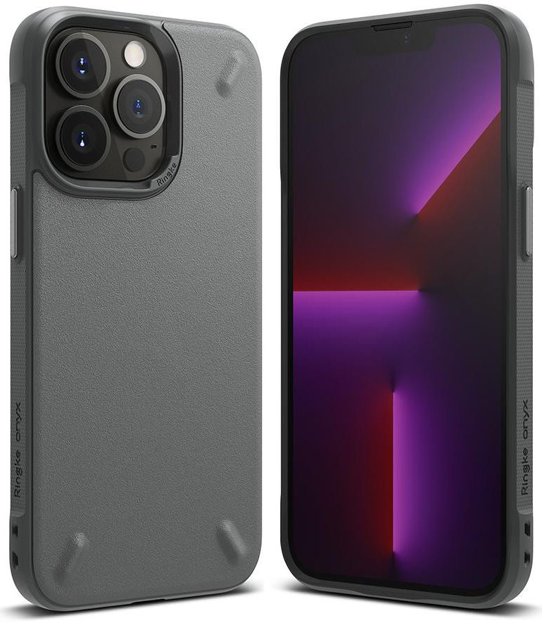 Ringke Onyx Apple iPhone 13 Pro Max Hoesje Flexibel TPU Grijs afbeelding 3