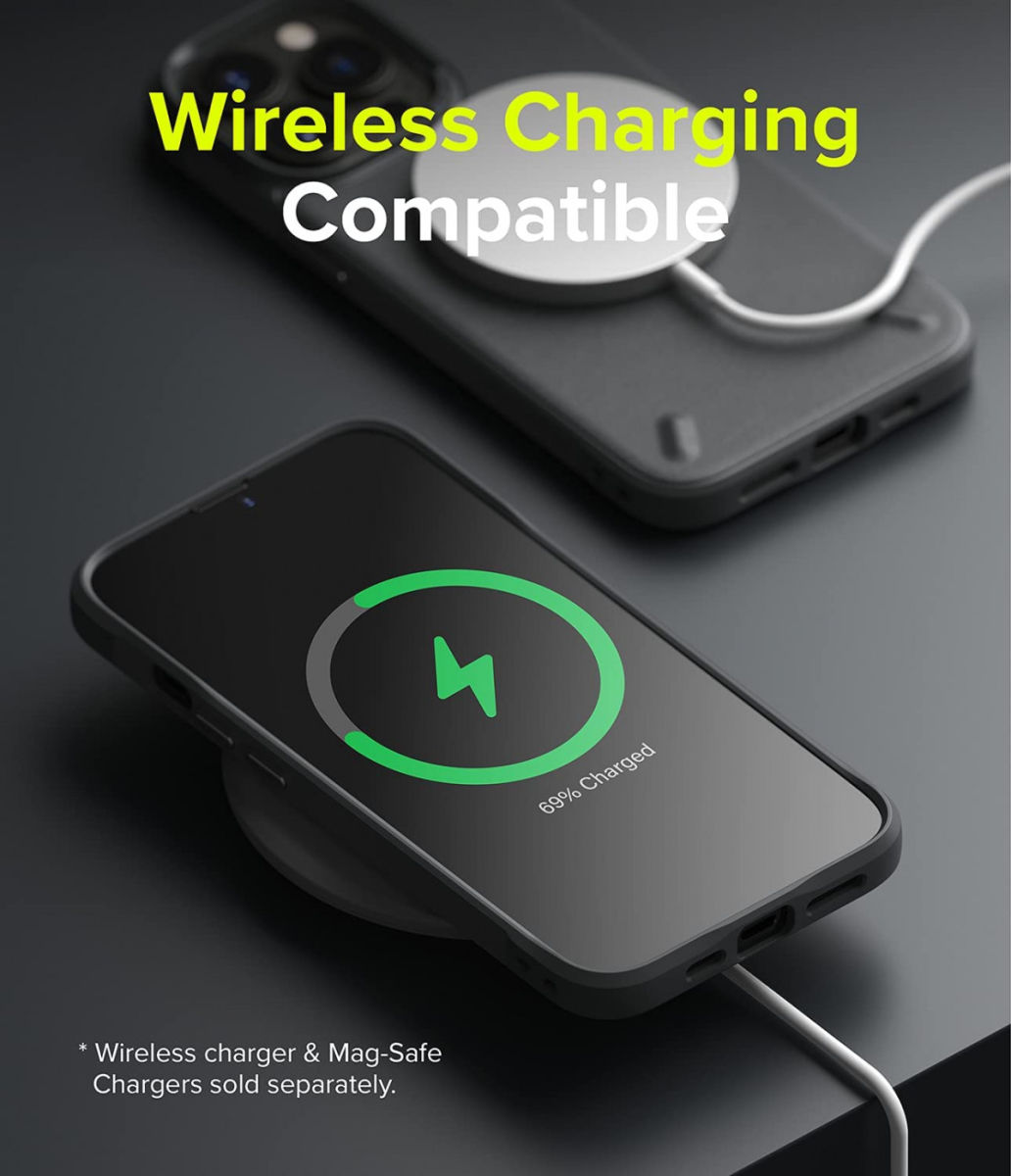 Ringke Onyx Apple iPhone 13 Pro Max Hoesje Flexibel TPU Grijs afbeelding 10