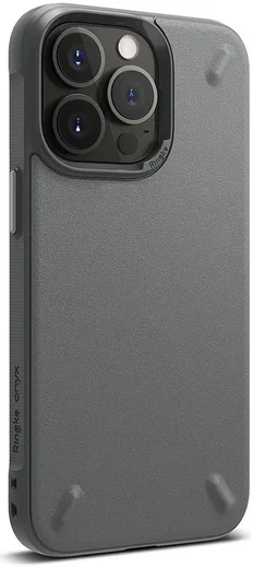 Ringke Onyx Apple iPhone 13 Pro Hoesje Flexibel TPU Grijs afbeelding 1