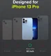 Ringke Onyx Apple iPhone 13 Pro Hoesje Flexibel TPU Grijs afbeelding 10