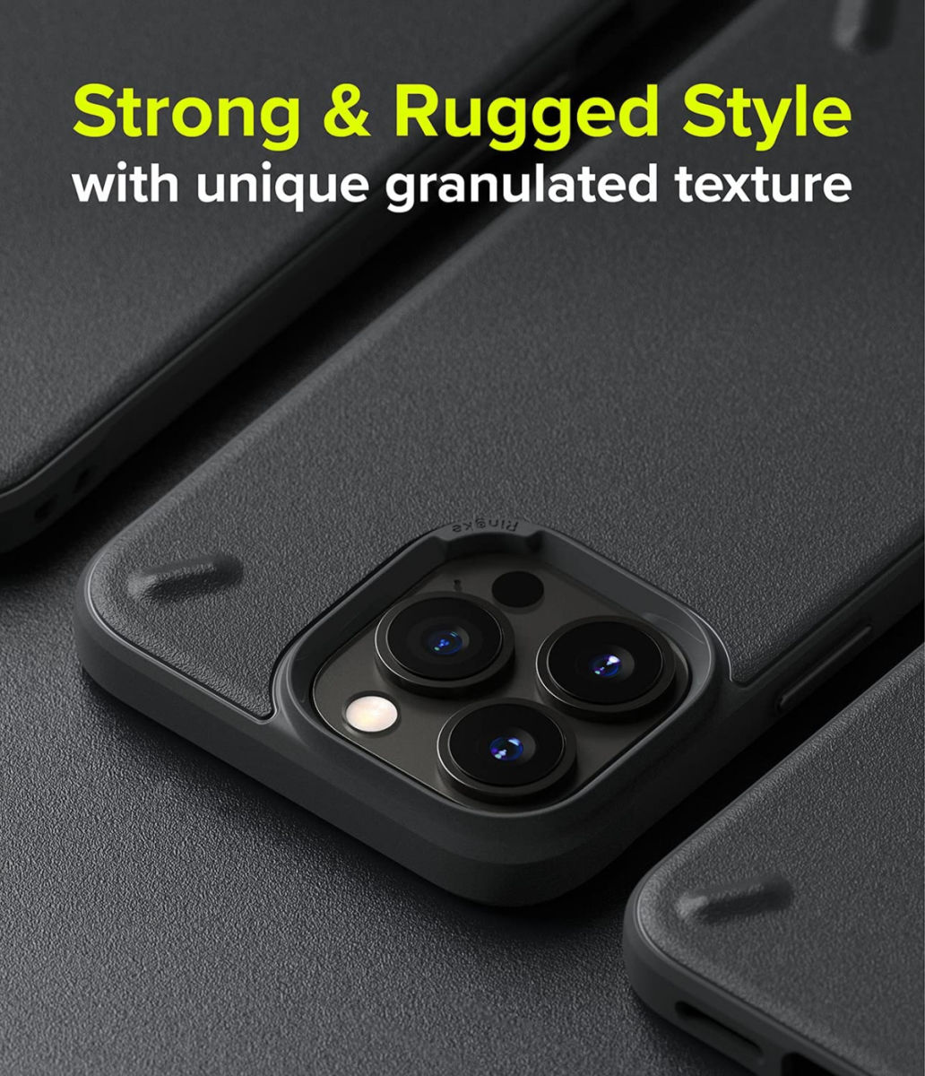 Ringke Onyx Apple iPhone 13 Pro Hoesje Flexibel TPU Grijs afbeelding 11
