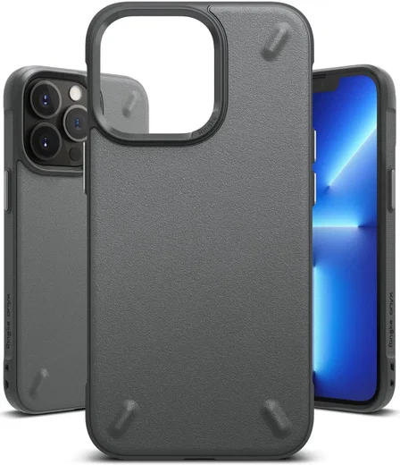 Ringke Onyx Apple iPhone 13 Pro Hoesje Flexibel TPU Grijs afbeelding 2