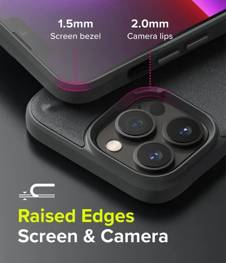 Ringke Onyx Apple iPhone 13 Pro Hoesje Flexibel TPU Grijs afbeelding 4