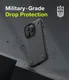 Ringke Onyx Apple iPhone 13 Pro Hoesje Flexibel TPU Grijs afbeelding 5
