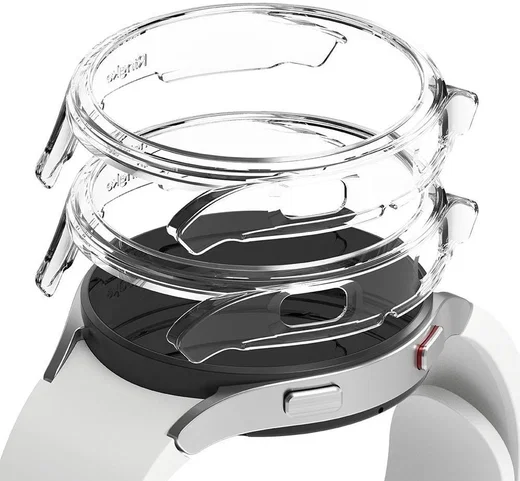 Ringke Slim - Samsung Galaxy Watch 4 40MM Hoesje (2P) - Transparant Clear afbeelding 1