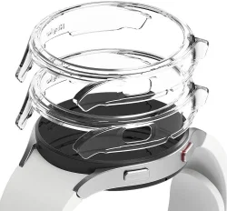 Ringke Slim - Samsung Galaxy Watch 4 40MM Hoesje (2P) - Transparant Clear afbeelding