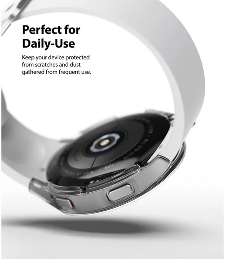 Ringke Slim - Samsung Galaxy Watch 4 40MM Hoesje (2P) - Transparant Clear afbeelding 6