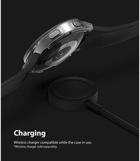Ringke Slim - Samsung Galaxy Watch 4 40MM Hoesje (2P) - Transparant Clear afbeelding 7