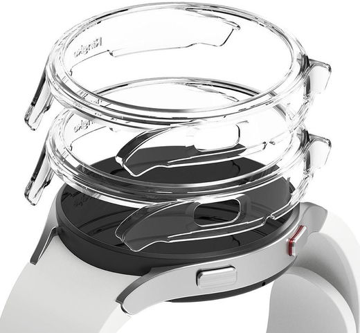 Ringke Slim - Samsung Galaxy Watch 4 44MM Hoesje (2P) - Transparant afbeelding 1