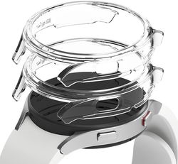 Ringke Slim - Samsung Galaxy Watch 4 44MM Hoesje (2P) - Transparant afbeelding