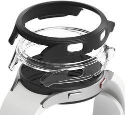 Ringke Slim - Samsung Galaxy Watch 4 44MM Hoesje (2P) - Transparant Zwart afbeelding