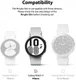 Ringke Slim - Samsung Galaxy Watch 4 44MM Hoesje (2P) - Transparant Grijs afbeelding 9