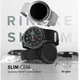 Ringke Slim - Samsung Watch 4 Classic 46MM Hoesje (2P) - Transparant Zwart afbeelding 10