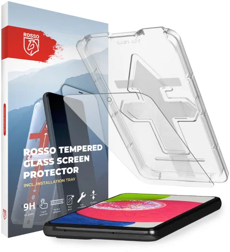 Rosso Samsung Galaxy A52S/A52 Glass Fingerprint en Case Friendly afbeelding 1