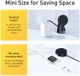 Baseus Simple 15W Draadloze Oplader voor Apple MagSafe met Stand Zwart afbeelding 10