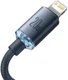 Baseus Crystal Series USB-C naar Apple Lightning Kabel 20W 1.2M Zwart afbeelding 7