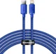 Baseus Crystal Series USB-C naar Apple Lightning Kabel 20W 2M Blauw afbeelding 1