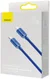 Baseus Crystal Series USB-C naar Apple Lightning Kabel 20W 2M Blauw afbeelding 5